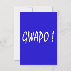 gwapo texte beau Tagalog filipino cebuano