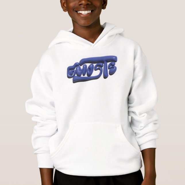 Gwosts 3D Kid's Hoodie (Devant)