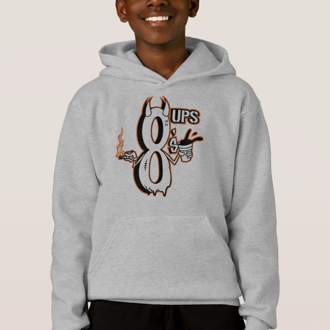 Gwosts 8's UPS Kid's Hoodie (Devant)