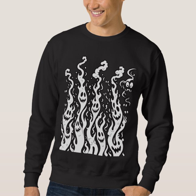 Gwosts Flames Men's Sweatshirt (Devant)