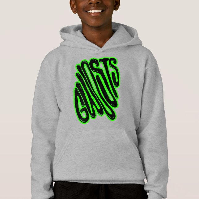 Gwosts Stretched Kid's Hoodie (Devant)