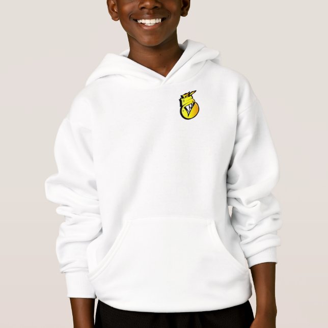 Gwosts x Erazer "E" Veste à capuche pour enfants (Devant)