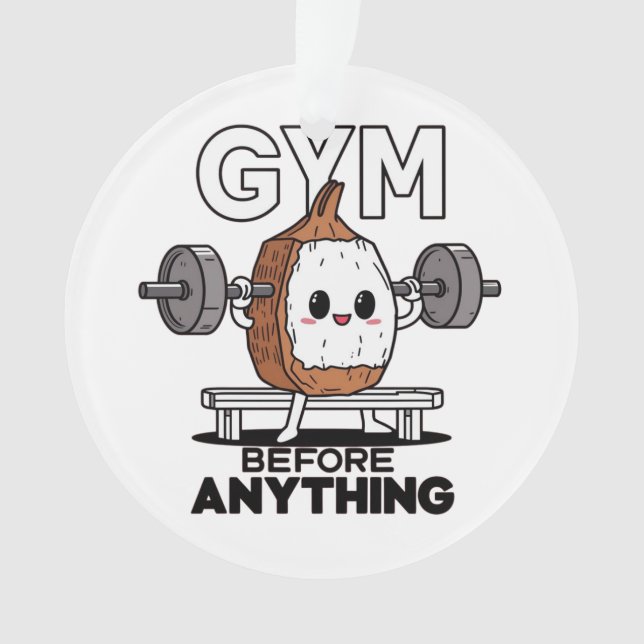 gym avant tout fitness drôle dessin animé (devant)
