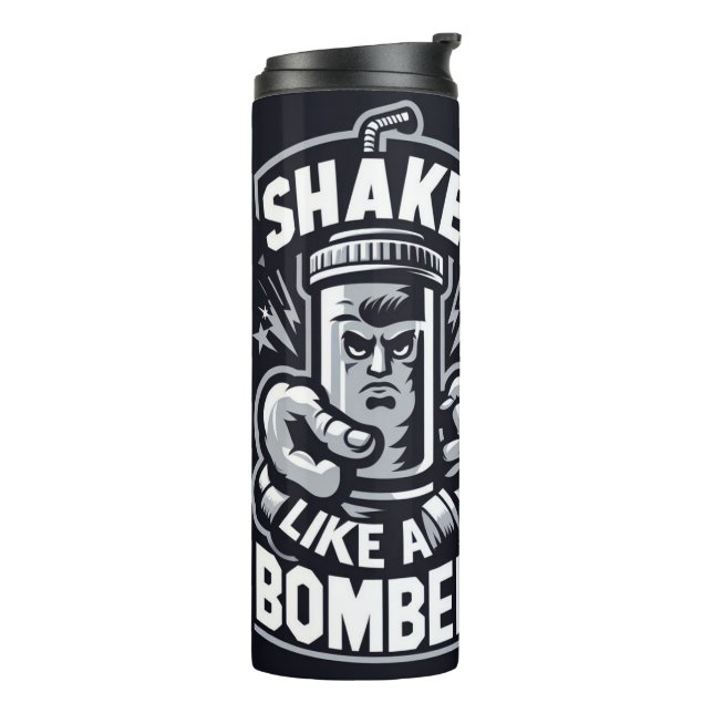 Gym Bouteille pour les boissons protéinées (Tourné sur la gauche)