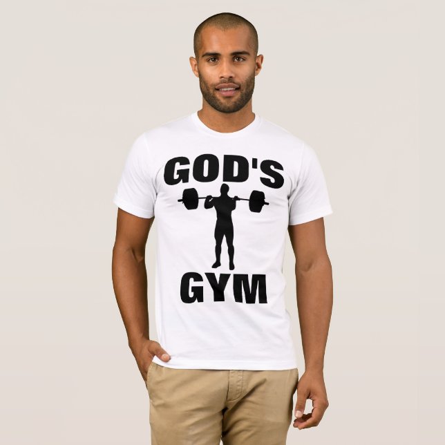 GYM DE DIEU, T-shirts chrétiens (Devant entier)