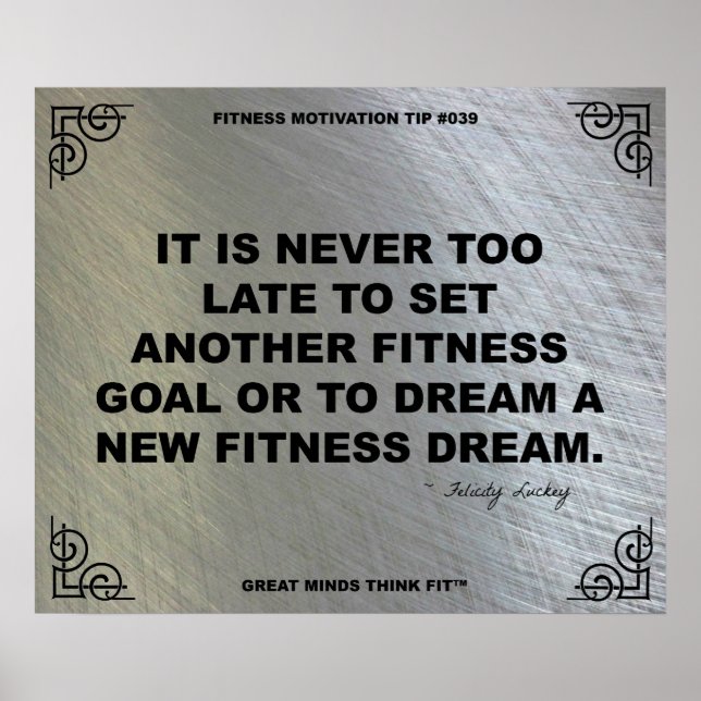 Gym Poster for Fitness Motivation #039 (Devant)