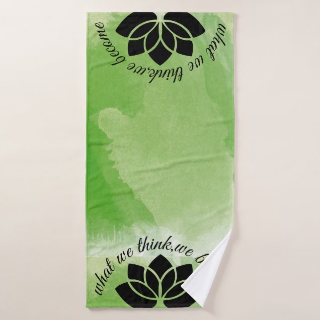 Gymnase Inspiration Yoga Lotus (Serviette de bain)