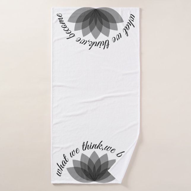 Gymnase Inspiration Yoga Lotus (Serviette de bain)