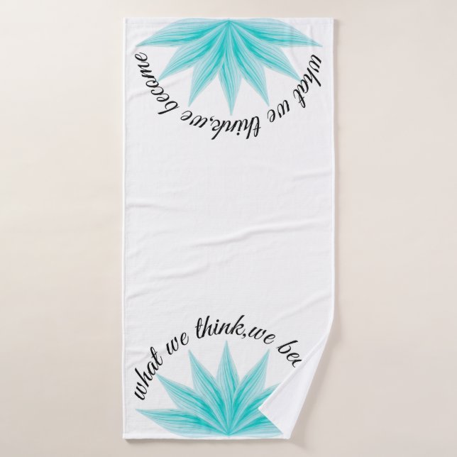 Gymnase Inspiration Yoga Lotus (Serviette de bain)