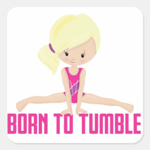 Gymnaste - Blonde Carré Sticker