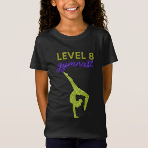 Gymnaste De Niveau 8 Pour T-Shirt Or