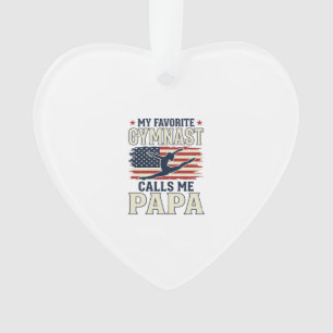 Gymnaste préféré m'appelle Papa Patriotique Vintag
