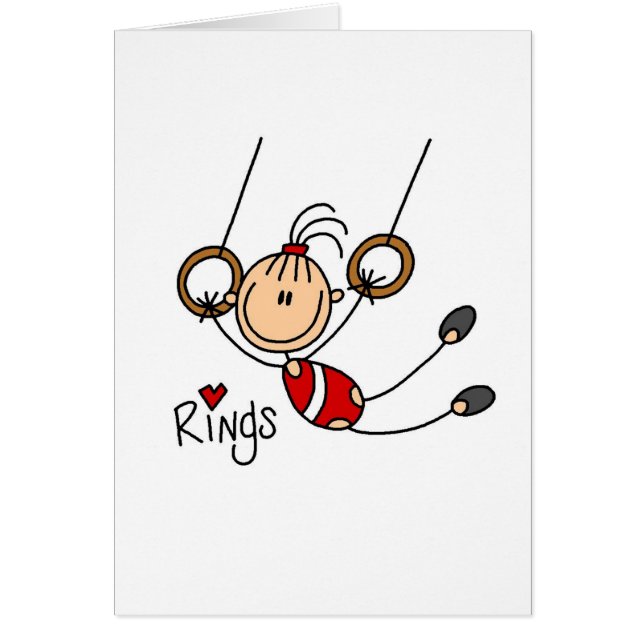 Gymnaste sur des anneaux (Devant)