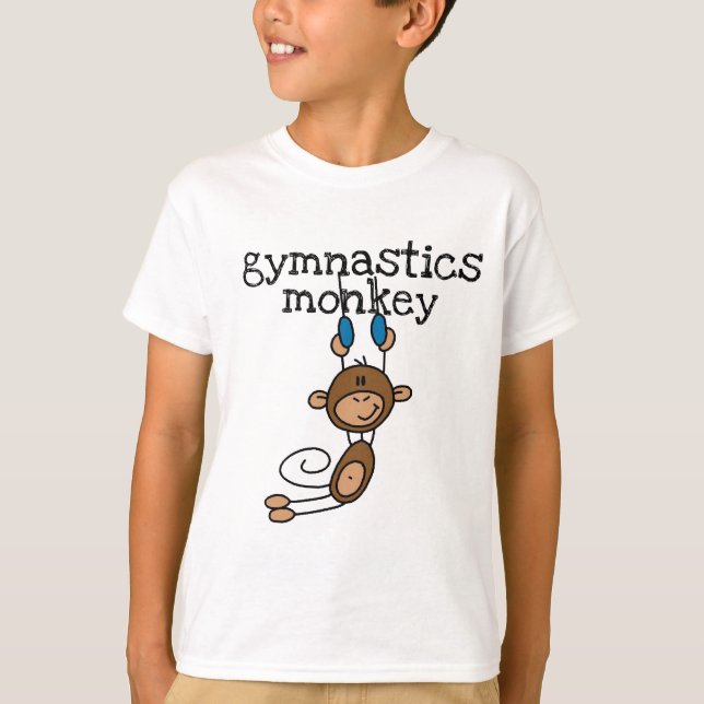 Gymnastics Monkey Tshirts and Gifts (Devant)