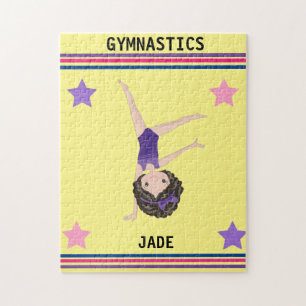 GYMNASTICS PUZZLE POUR LES FILLES PERSONNALISÉ.