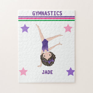 GYMNASTICS PUZZLE POUR LES FILLES PERSONNALISÉ.
