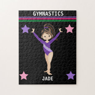 GYMNASTICS PUZZLE POUR LES FILLES PERSONNALISÉ.