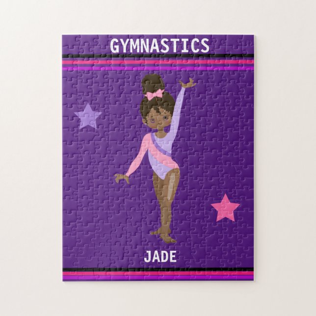GYMNASTICS PUZZLE POUR LES FILLES PERSONNALISÉES (Vertical)