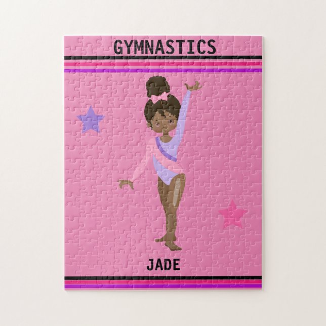 GYMNASTICS PUZZLE POUR LES FILLES PERSONNALISÉES (Vertical)