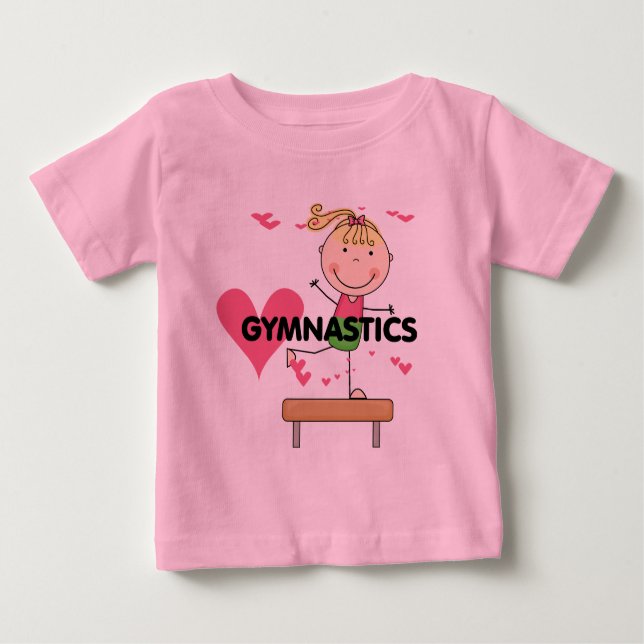 GYMNASTICS - T-shirts Blond Girl Balance (Devant)