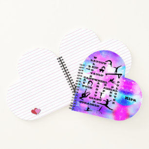 Gymnastique Carnet Spiral Personnalisé