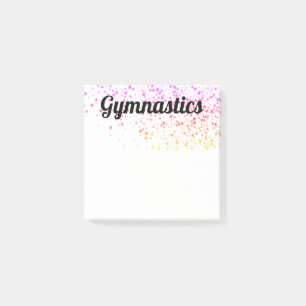 Gymnastique colorée Post-It Notes 3" x 3"