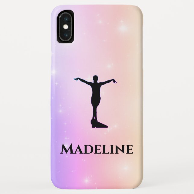 Gymnastique coque iphone Apple - Personnaliser ave (Dos)