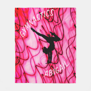 Gymnastique Couverture d'onde rose chaud