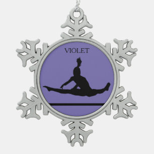 GYMNASTIQUE DE L'EAU DE NEIGE ORNEMENT DU FLAKE.