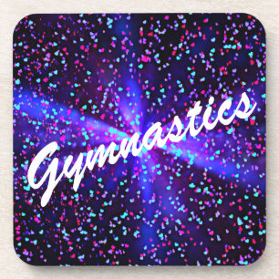 Gymnastique dessous de verre en plastique dur