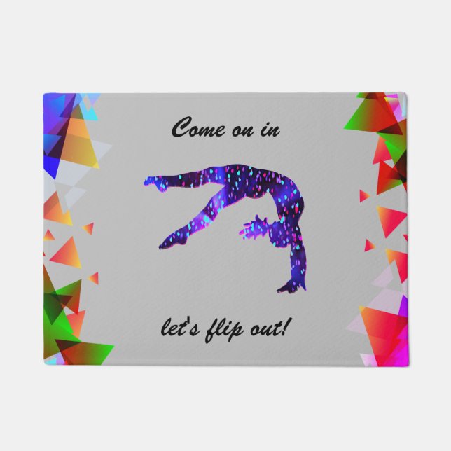 Gymnastique "Faisons demi-tour !" Paillasson (Devant)