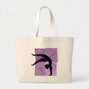 Gymnastique féminine Sacs fourre-tout violets et 