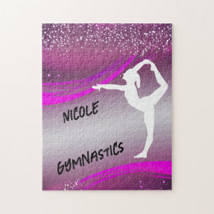 Gymnastique fille Jigsaw personnalisées Puzzle
