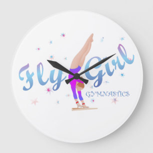 Gymnastique - Horloge des jeunes filles