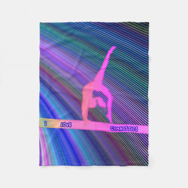 Gymnastique "I love gymnastique" couverture en toi (Devant)