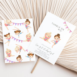 Gymnastique interarmées Invitation d'anniversaire