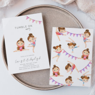 Gymnastique interarmées Invitation d'anniversaire