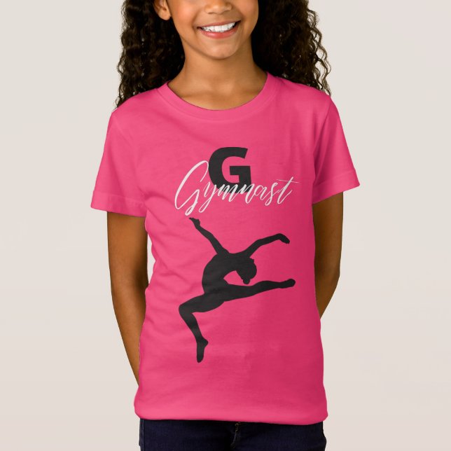 Gymnastique Monogramme G est pour Gymnaste T-Shirt (Devant)