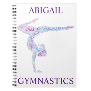 Gymnastique Mot Art Carnet Spiral