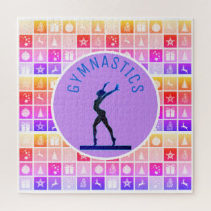 Gymnastique Noël Thème Rainbow Puzzle