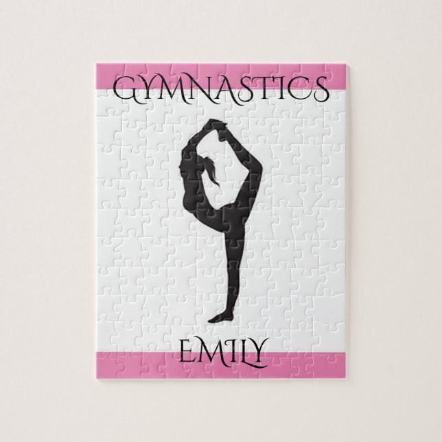 Gymnastique puzzle personnalisé. (Vertical)