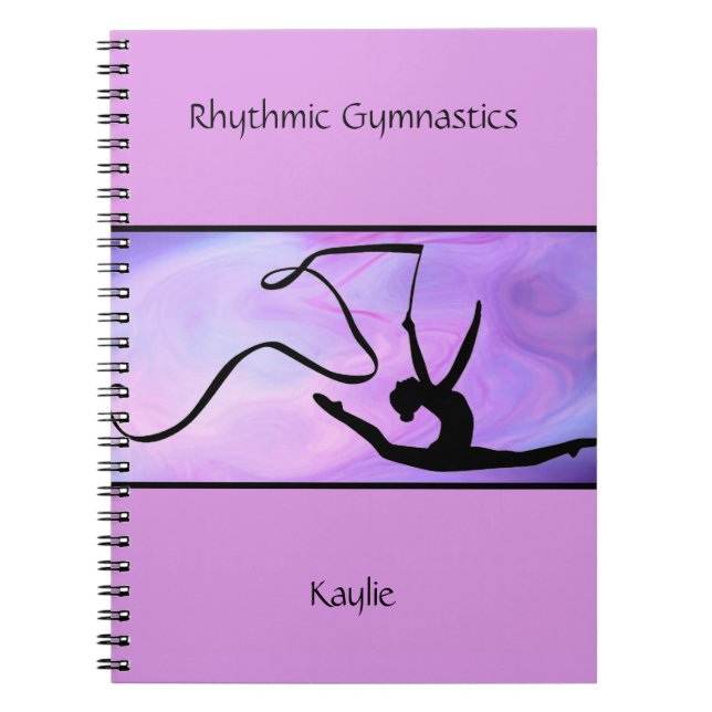 Gymnastique rythmique Carnet de ruban violet (Devant)