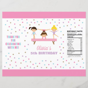 Gymnastique sac à puce d'anniversaire