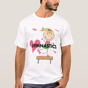 GYMNASTIQUE - T-shirts blonds de faisceau