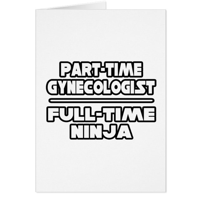 Gynécologue / Ninja (Devant)