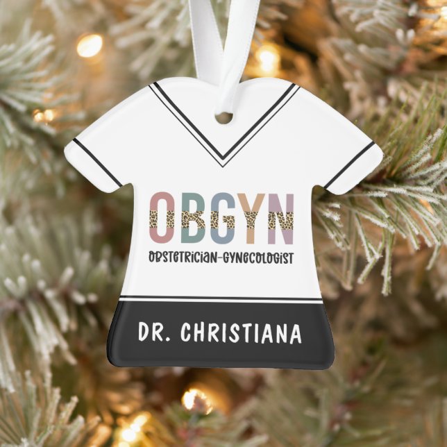 Gynécologue obstétricien OBGYN personnalisé (Arbre)
