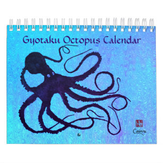 Gyotaku Octopus - Petit Calendrier