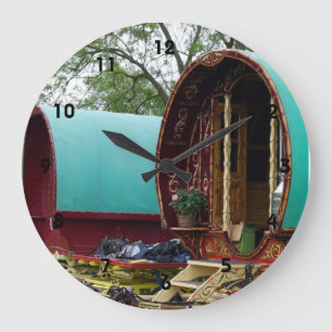 Gypsy bowtop wagon grande horloge