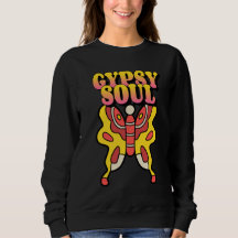 GYPSY SOUL BUTTERFLY T-SHIRT DAMES SWEATSHIRT