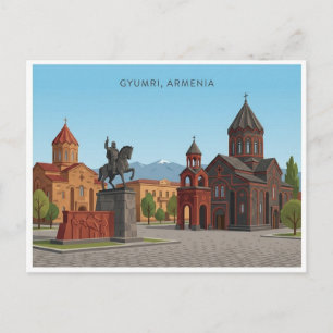 Gyumri Arménie Carte postale de voyage